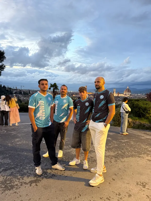 Sunset on the piazzale