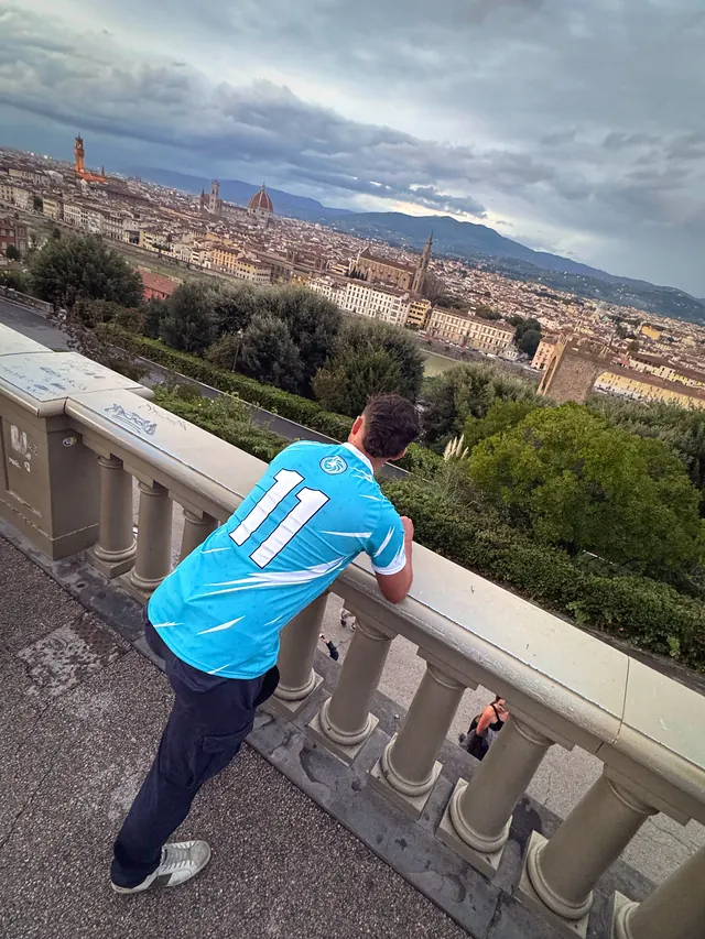 Number 11 on the balustrade