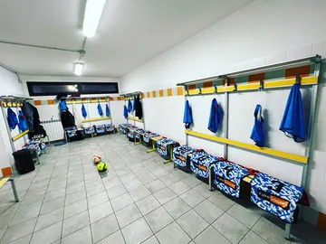 Lo spogliatoio pronto