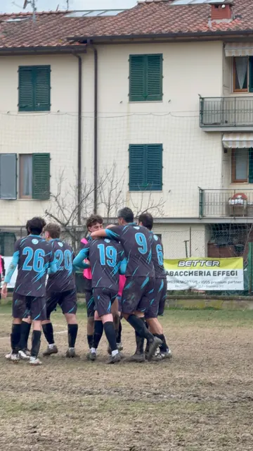 Il cerchio prima del calcio d'inizio